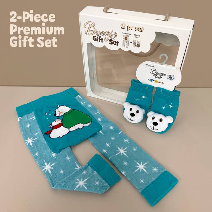 Liventi - Wholesale Clothing Set - Baby - Polar Bear 2-Pc Boogie Toes & Tight Baby Gift Set Up to 18 months