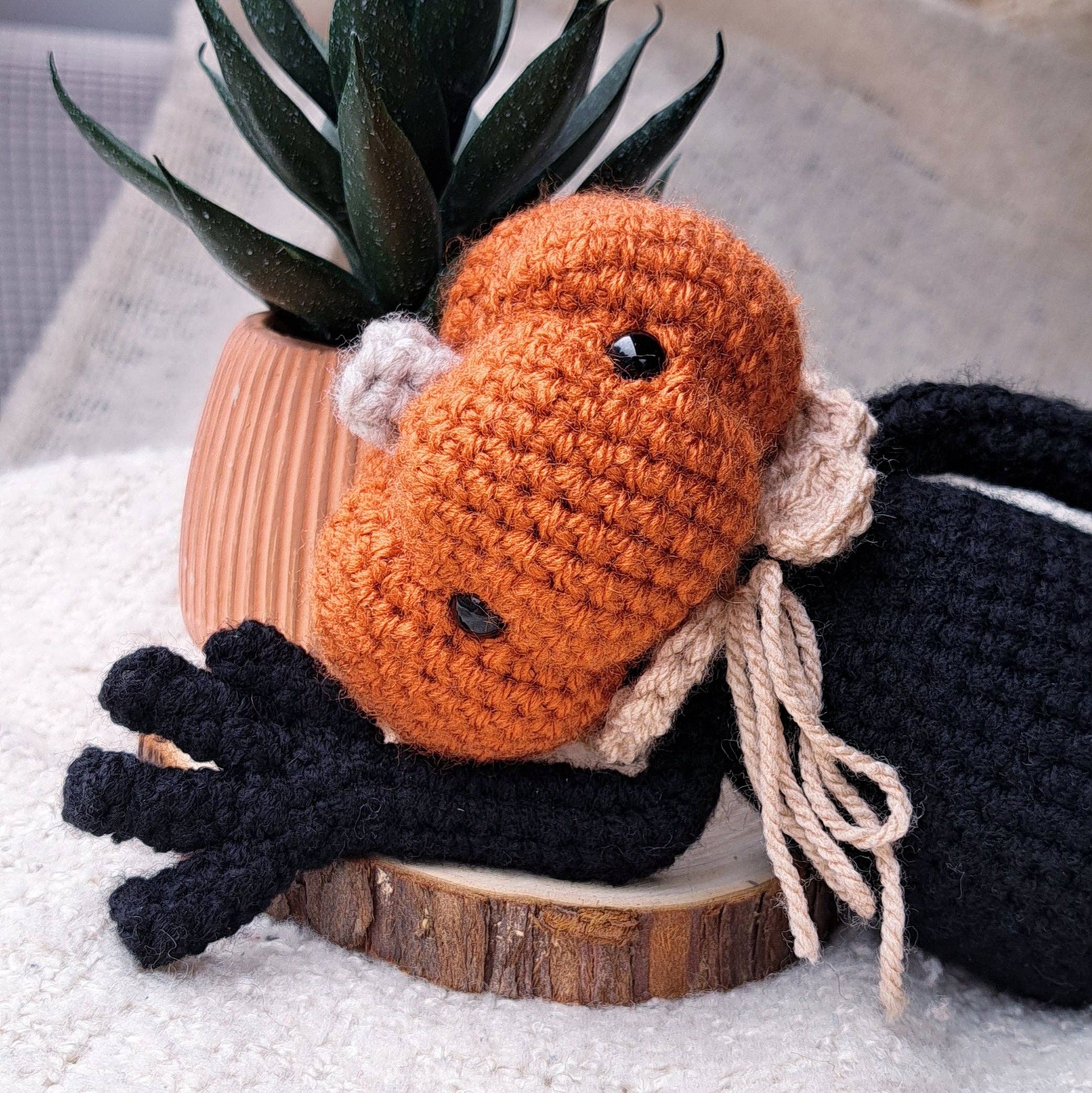 The Pigeon's Nest – Artigos de tricô/crochê por atacado – Padrão de Croché Impresso Spindly Jack | Halloween Assustador e Fofo8