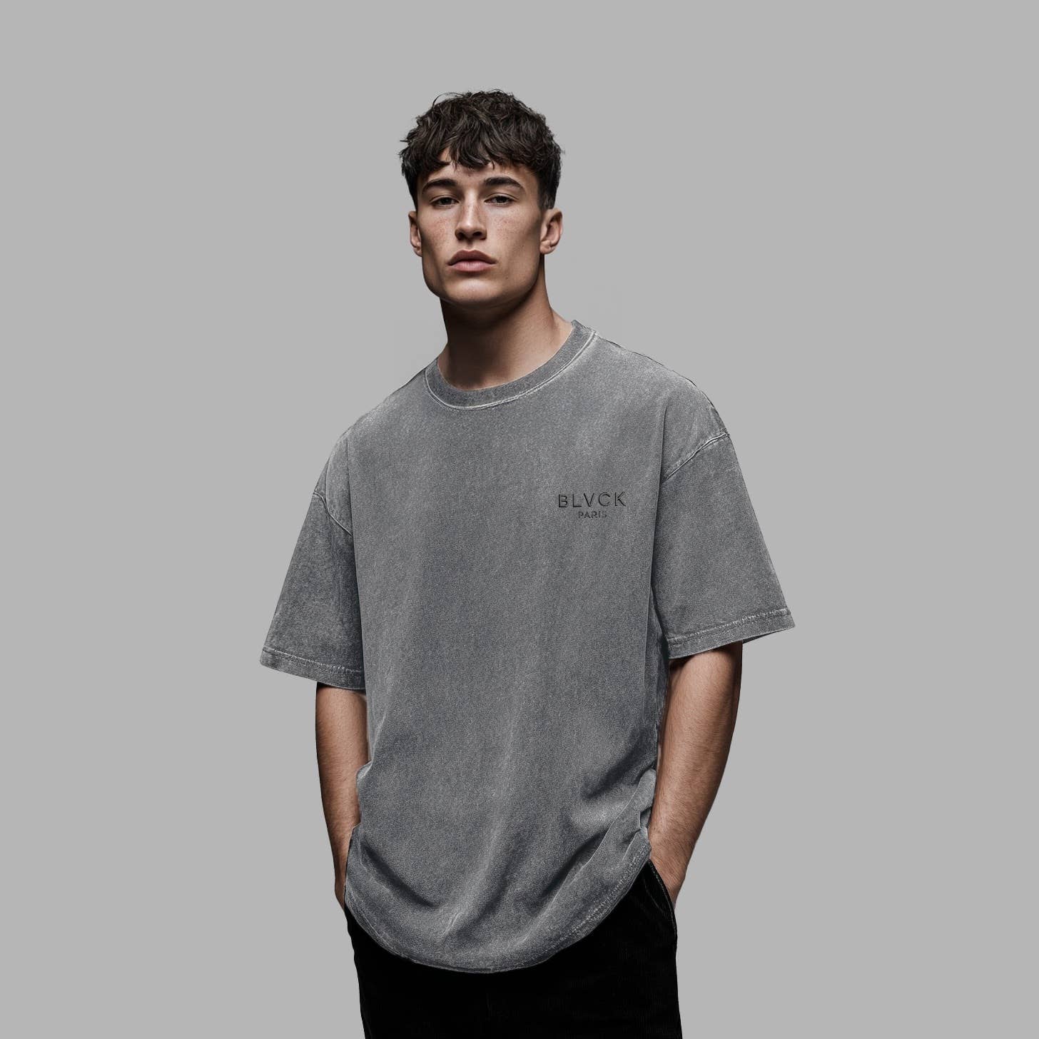 Blvck Paris - Wholesale T-Shirt - Men's - Acid Wash Tee3