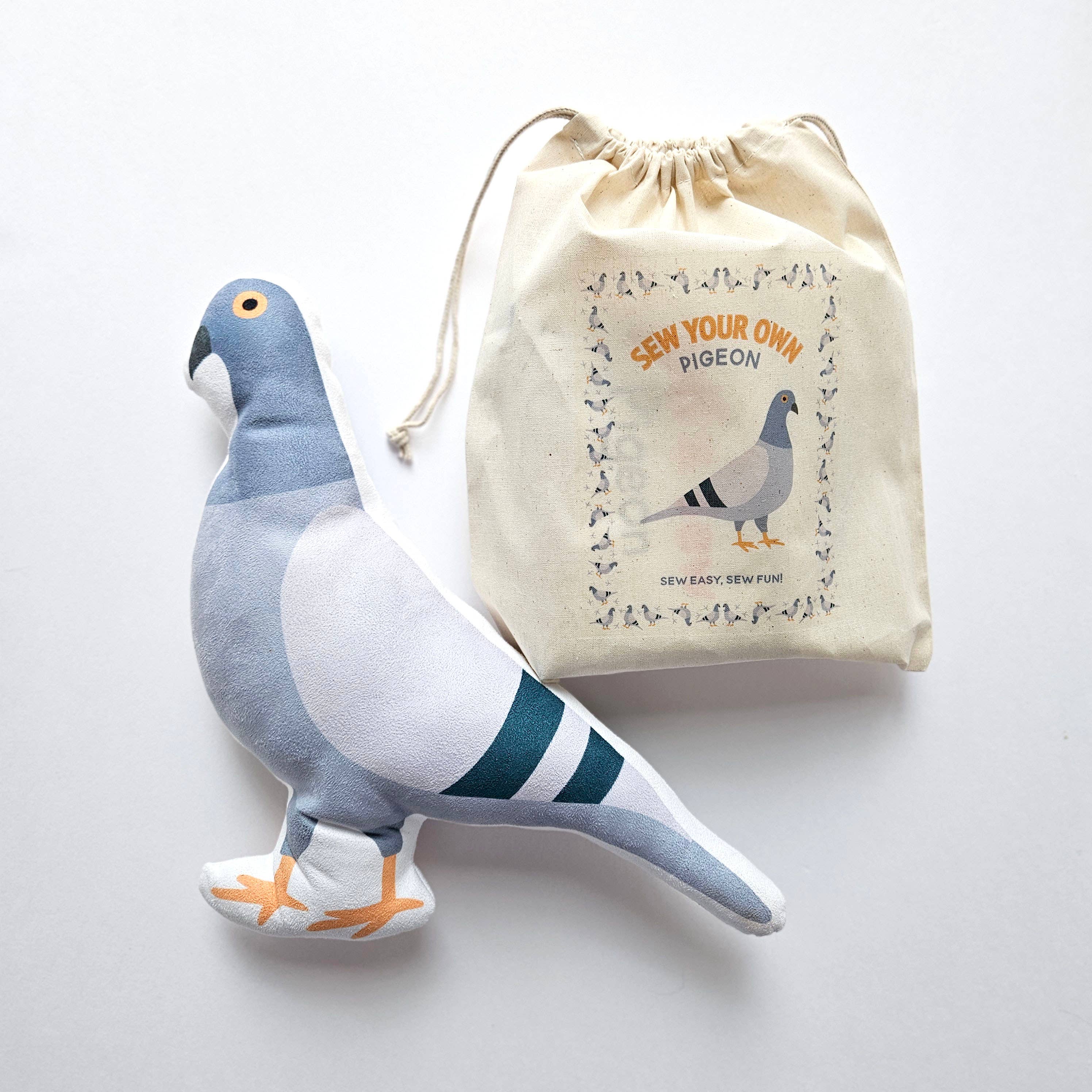 Nickwilljack - Wholesale Craft Sewing Kit - DIY Pigeon Sewing Kit, Beginner Bird Plush Craft Kit