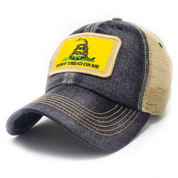 Gadsden Don't Tread on Me Flag Trucker Hat for wholesale by S.L. Revival Co.