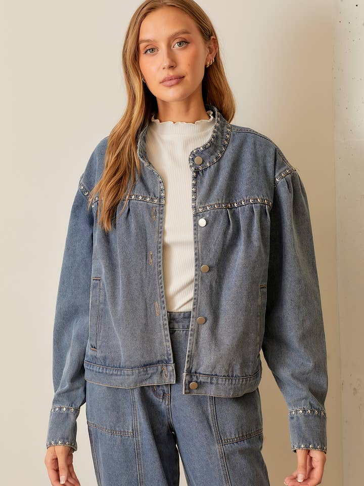 CHAQUETA VAQUERA BORDADA para venta al por mayor de Polagram by Wellmade USA