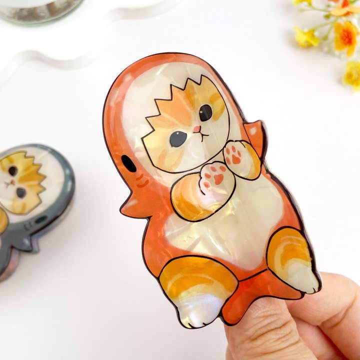 mildstyles - Wholesale Hair Clip - Women's - Adorable Shark Cat Acetate Hair Claw Clip – Fun & Quirky4