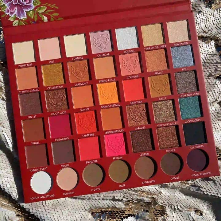 Efon International Corp. – Großhandel Lidschattenpalette – Tiger Eyes - 42 Farbduo-Finish Lidschatten-Make-up-Palette9