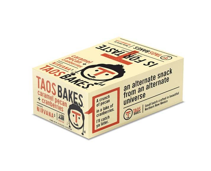 Taos Bakes - Wholesale Snack Bar - Caramel Pecan + Cranberries | Snack Bars | 1.8oz6