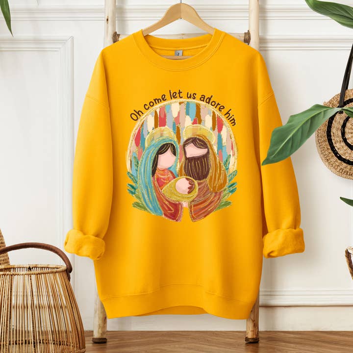 Felpa Christian Nativity per la vendita all'ingrosso da parte di Southern Girl Supply Co