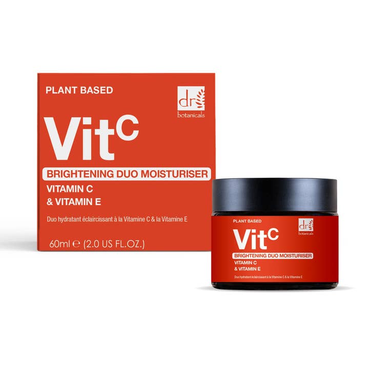 Brightening Duo Moisturiser with 1% Vitamin C & Vitamin E 60ml for wholesale by Dr. Botancials | Anti-Ageing Vegan Skincare