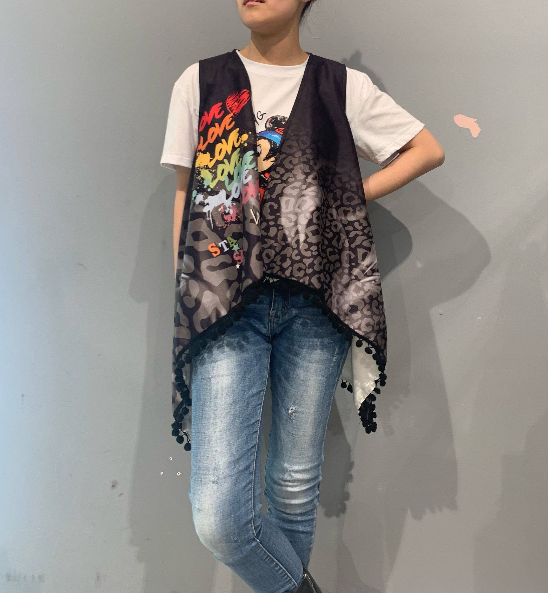 Cielo fashion - Vente Veste sans manches – femme - Gilet imprimé1