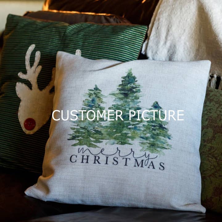 Housse de coussin pour sapin de Noël | Coussin de Noël de pour la vente par Stone River Home Co