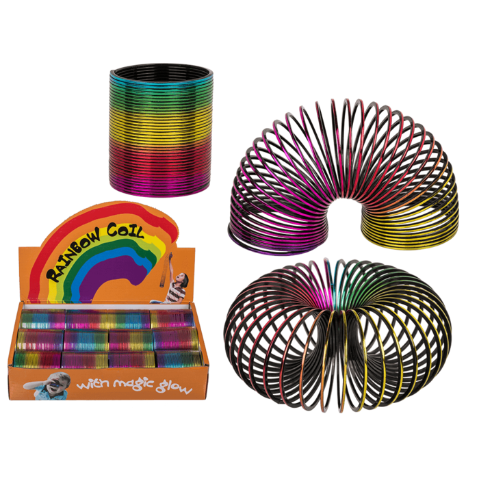 Out of the blue KG - Wholesale Classic Toy - Kids - Plastic Coil, Rainbow,0
