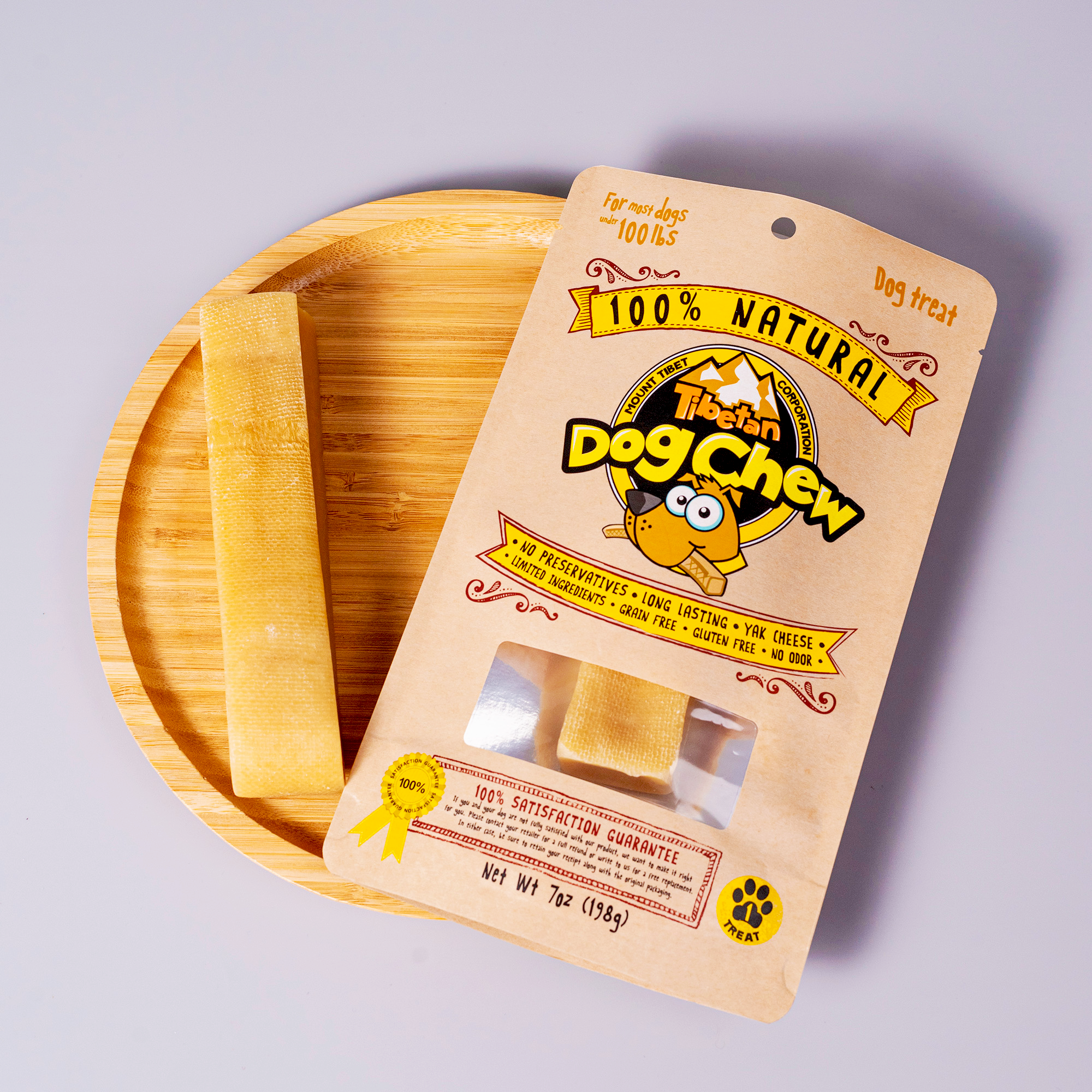 Tibetan Dog Chew - Wholesale Pet Treats - Dog - Tibetan Dog Chew for dogs under 100 lbs- Jumbo1