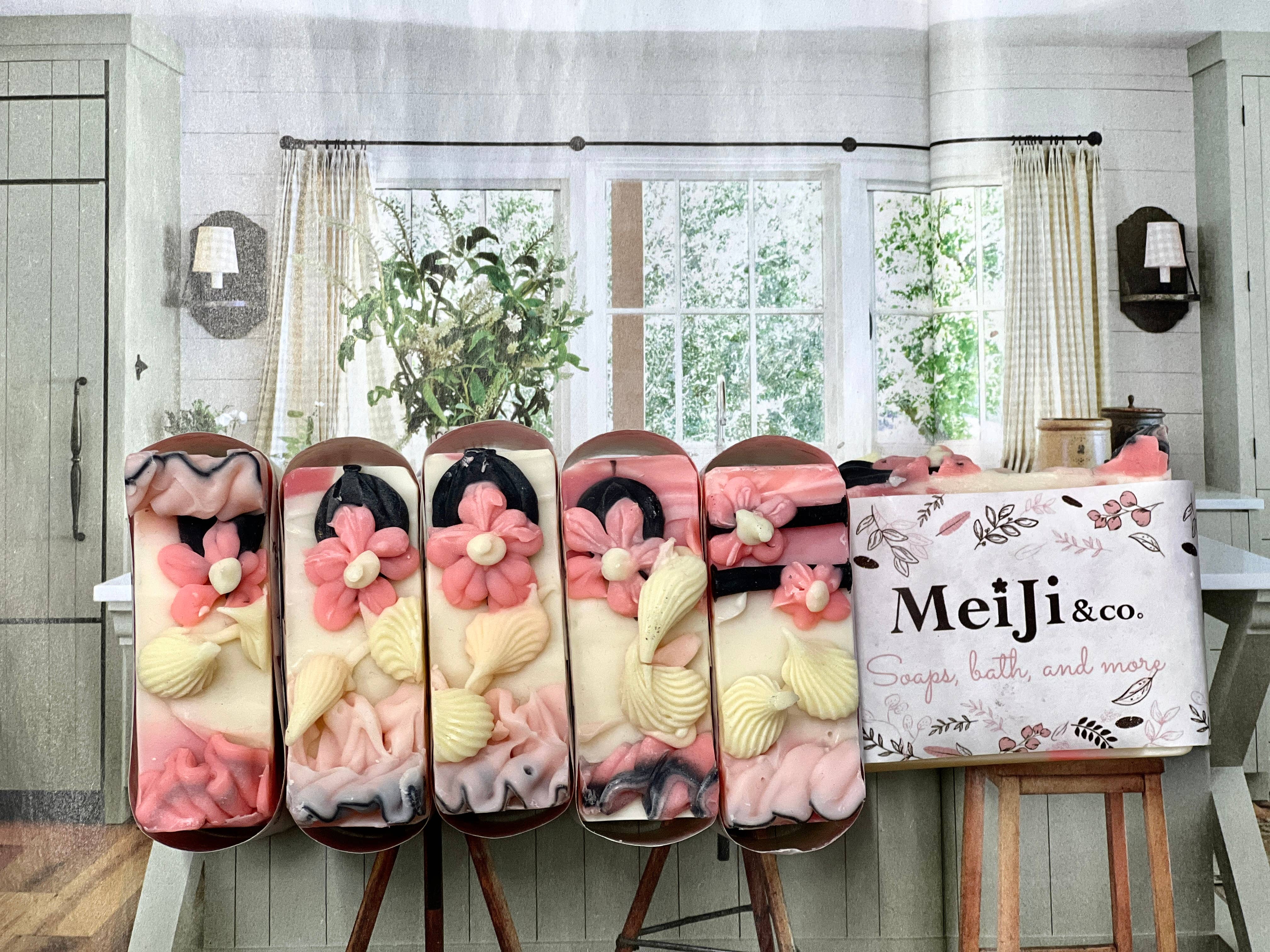 MeiJi & co. - Wholesale Bar Soap - Sakura Bliss Artisan Soap Bars: Japanese Cherry Blossom2