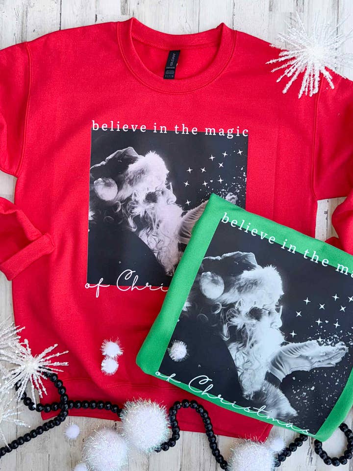 Tro på julens magi-tröja för wholesale av Alabama Threads