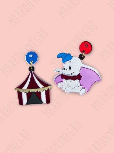 Dumbo Methacrylate Earrings for wholesale by Marronynegro