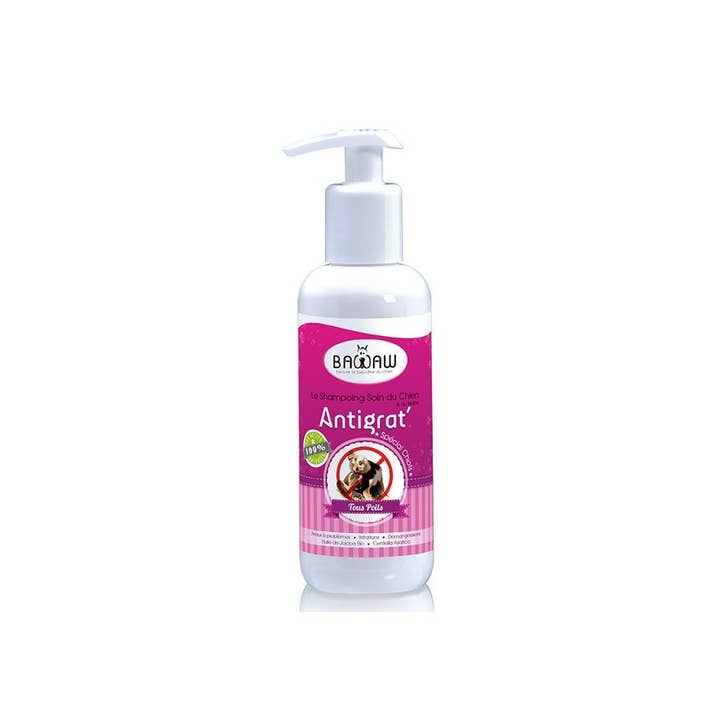 Bawaw - Wholesale Pet Shampoo - Dog - Antigrat' shampoo - COSMOS ORGANIC Certified by Cosmécert