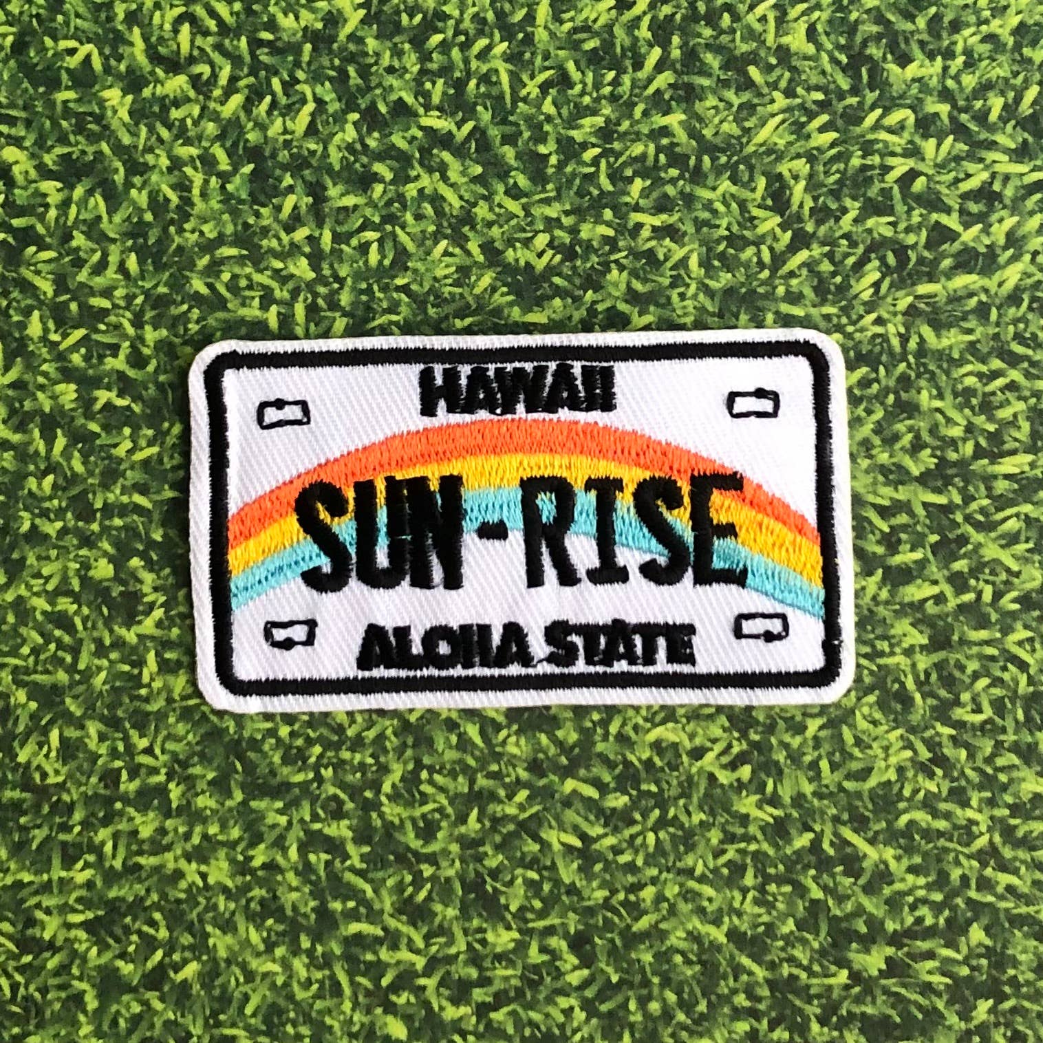 iconic mi - Wholesale Patch - Patch Tropical Collection Hawaii Sun Rise Aloha Plate1