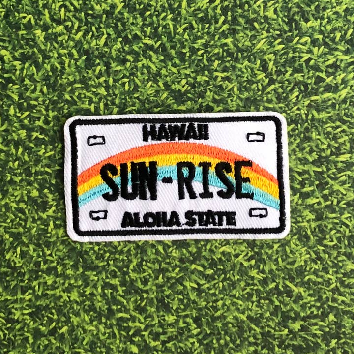 iconic mi - Wholesale Patch - Patch Tropical Collection Hawaii Sun Rise Aloha Plate1