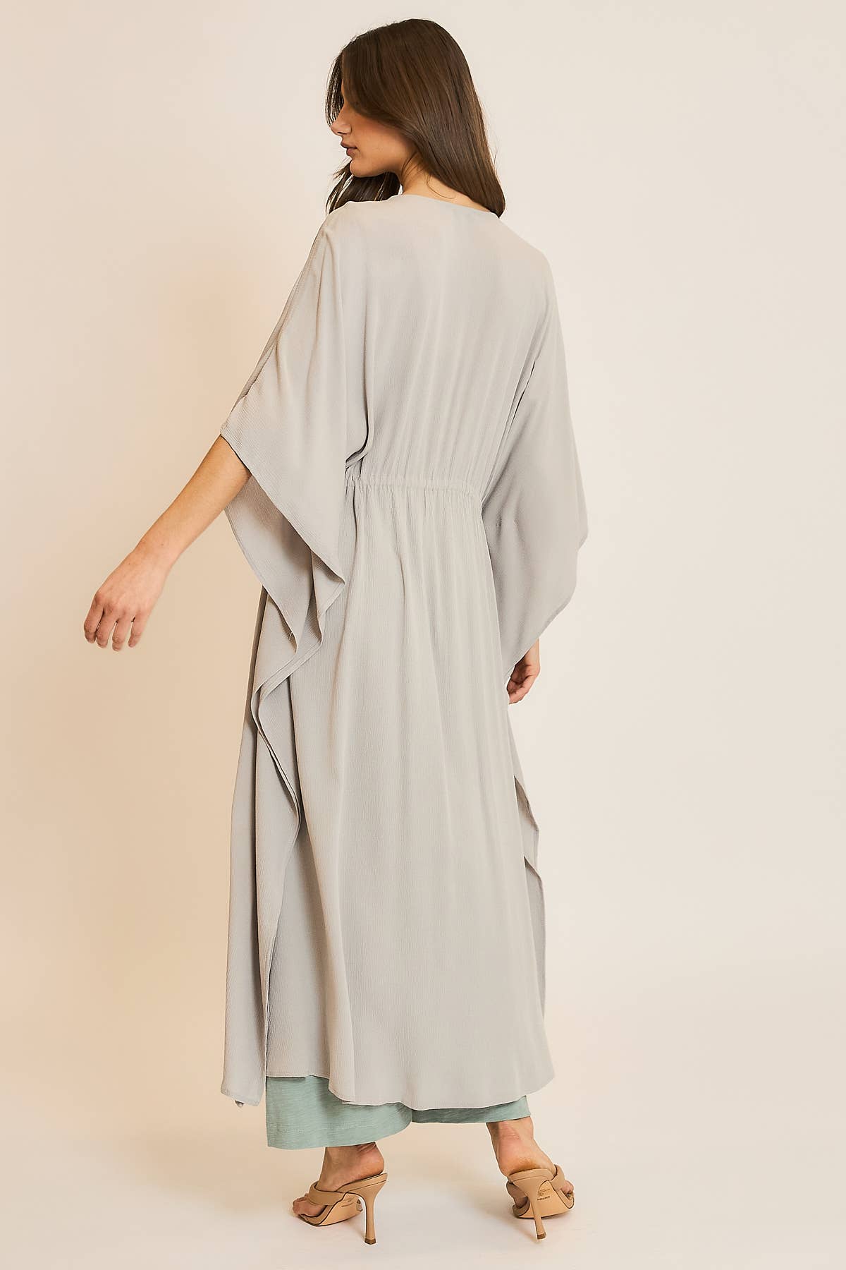 Wishlist Apparel - Wholesale Kimono - Women's - KIMONO COVER-UP WITH WAIST TIE / WL22-75002