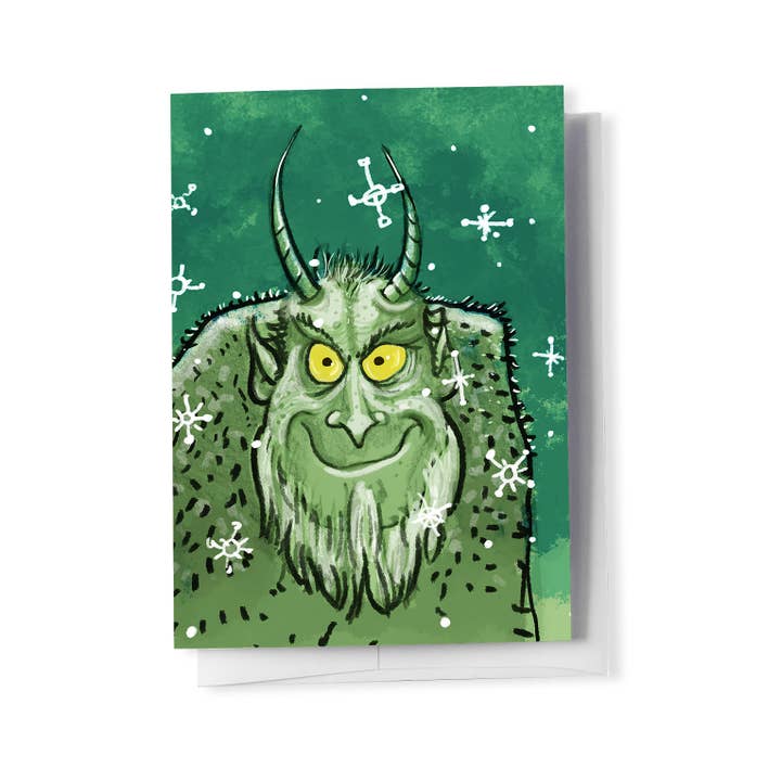 Brian Barber, Illustration - Wholesale Christmas Card - Krampus1
