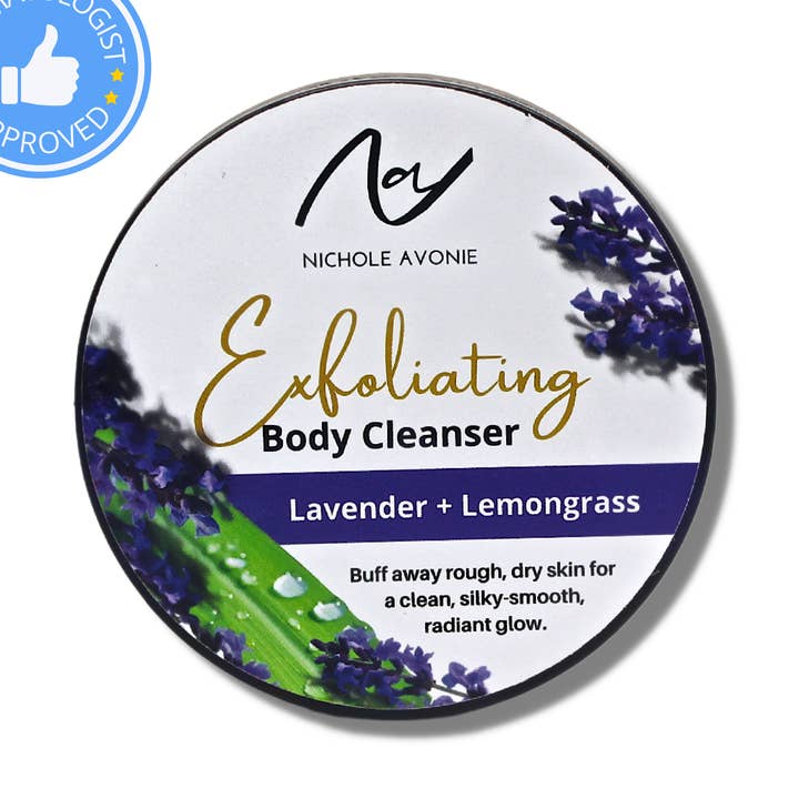 Exfoliating Body Cleanser - Lavender + Lemongrass for wholesale by Nichole Avonie