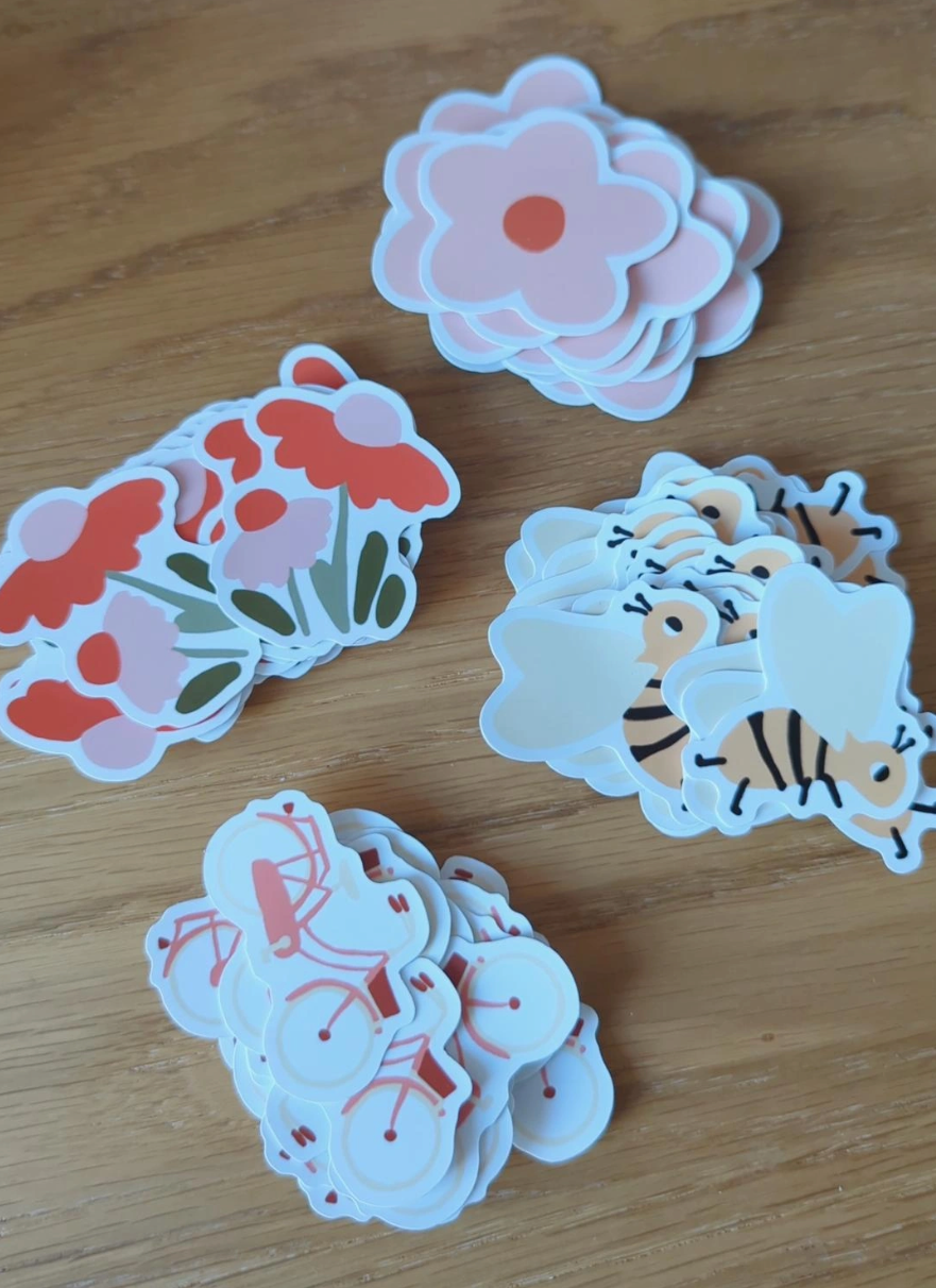 LE PAPIER GRAPHIQUE - Wholesale Sticker - Duo Fleuri (Flowery Duo) - Stickers4