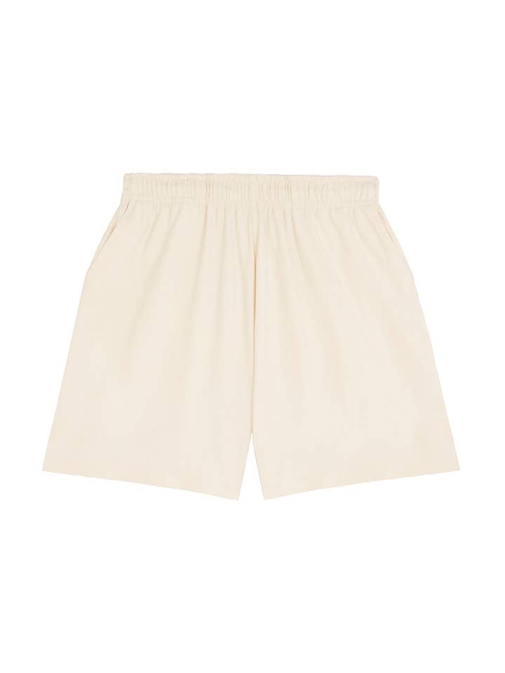 Short 100 % coton biologique - Naturel pour la vente par Shenty