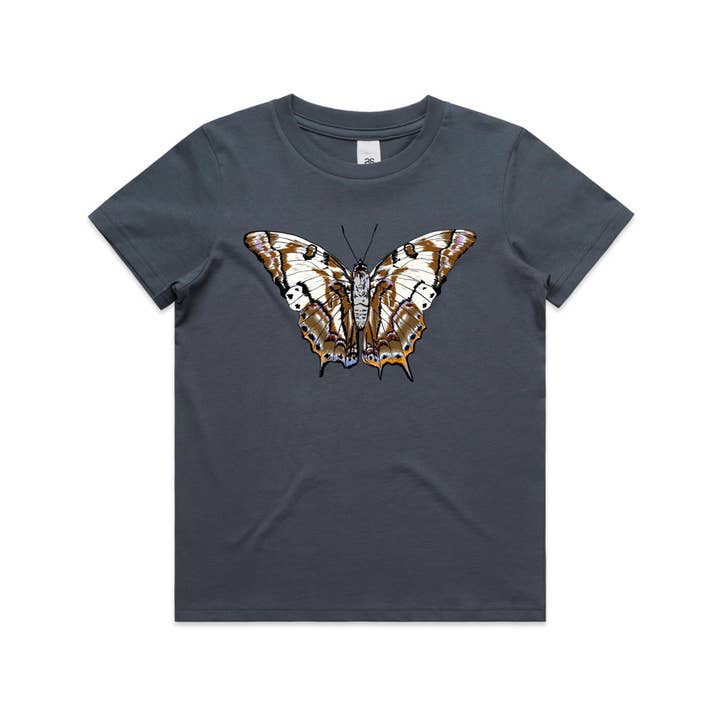 High Tees - Wholesale Screen Printed T-Shirt - Kids - Tailed Emperor Butterfly Kids T shirt8
