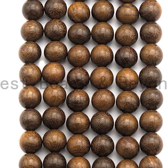 BestBeads&Beyond - Wholesale Beads - Natural Smooth Round Wood beads, 6mm/8mm/10mm/12mm Natural Brown Wood beads, Natural Wood Grain Beads, 15.5inch strand,SKU#U4692