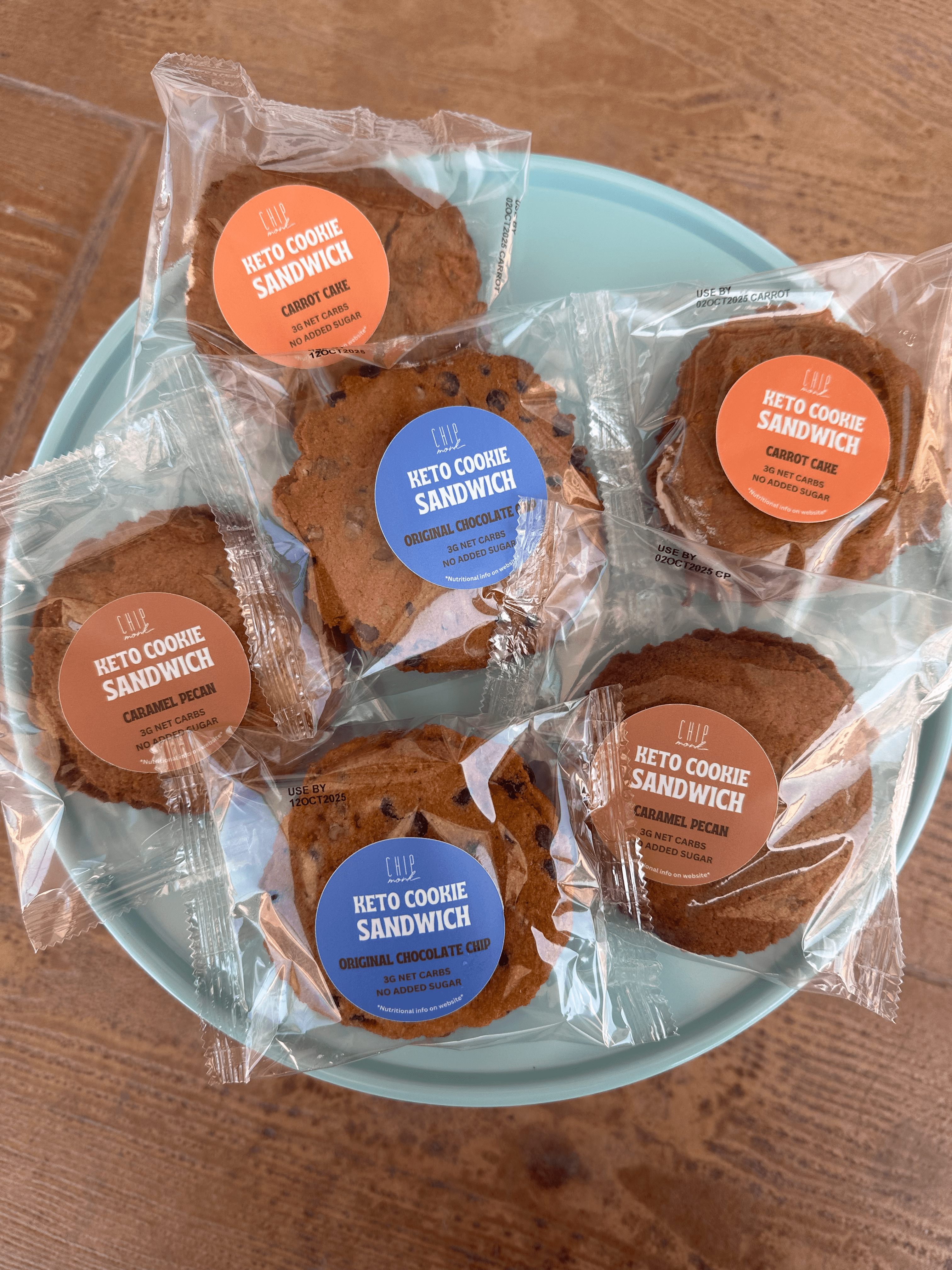 ChipMonk Baking - Wholesale Cookie - Caramel Pecan Keto Cookie Sandwich4