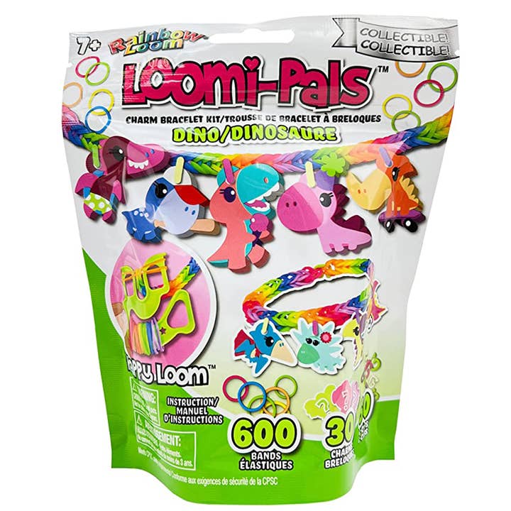 Rainbow Loom - Venta al por mayor Kit de manualidades - Niños - Loomi-Pal Coleccionable - Dino