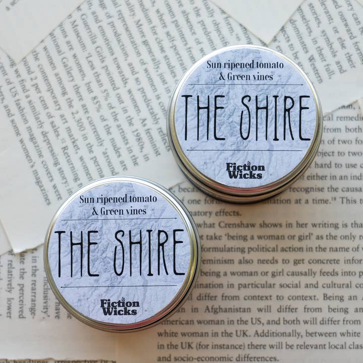 The Shire lotr Candle | greenhouse scented vegan soy for wholesale by Fictionwicks