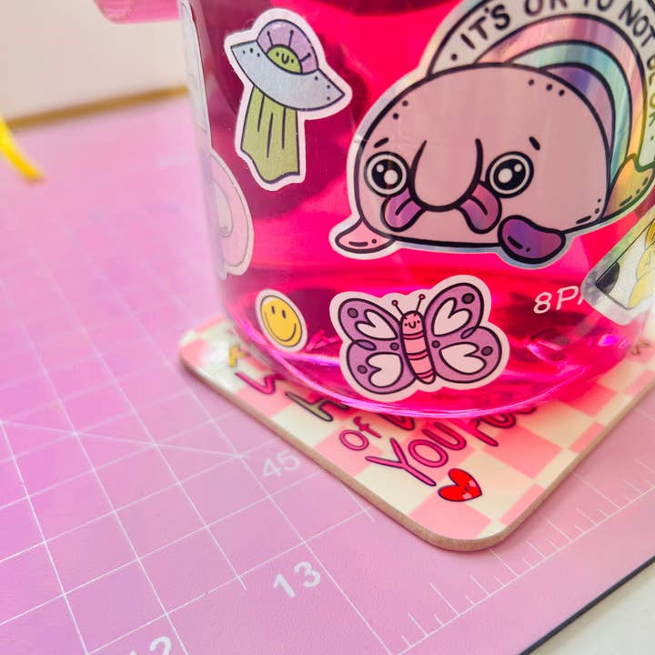 Kellylou – wholesale Coasters – Do More of What Makes You Happy - Drinks Coaster2