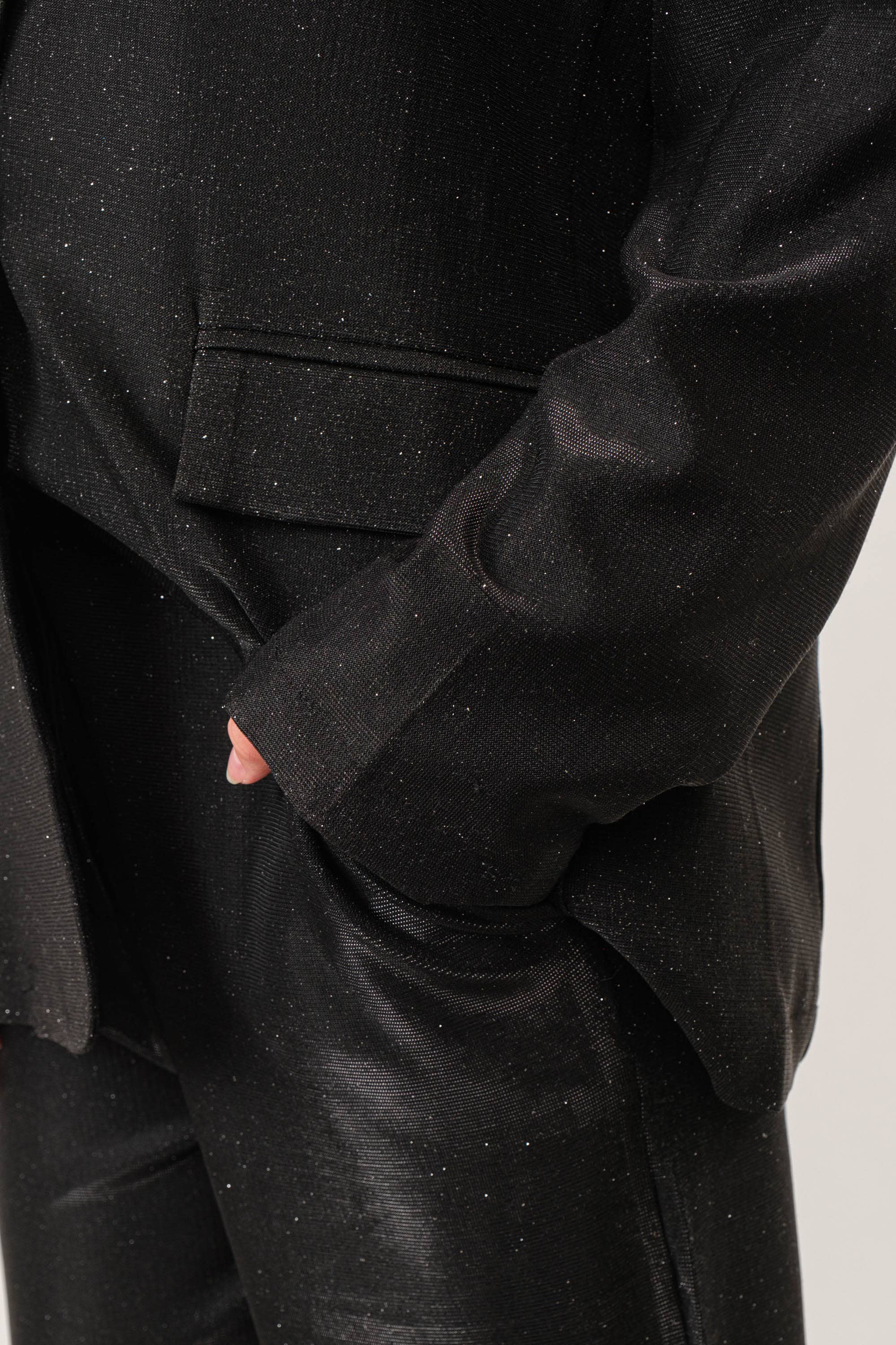 KIWI – Blazer - Mulher por atacado – IJ2892 Roupa Feminina Oversize Glitter Blazer12