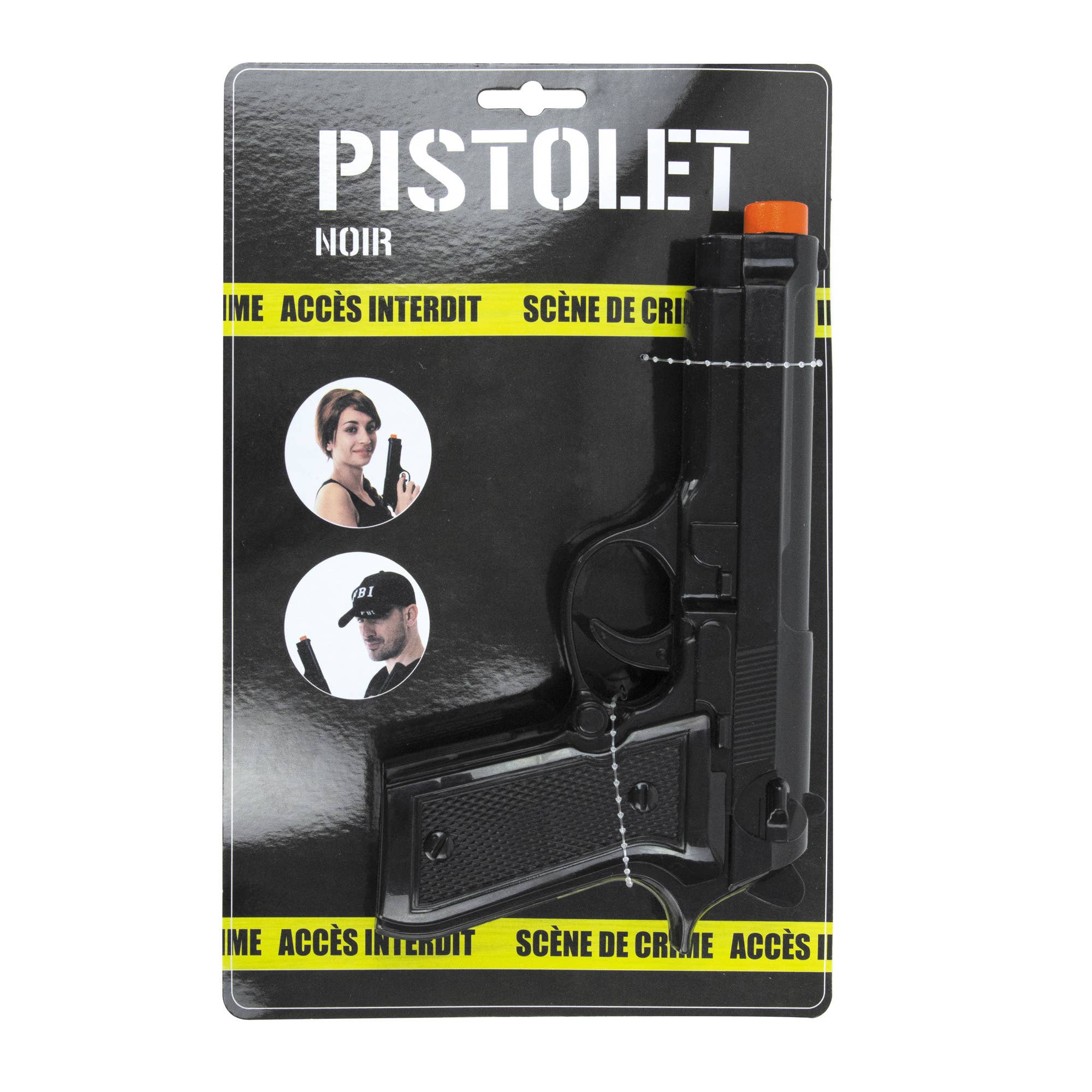 Party Pro - Vente Déguisement – unisexe - PISTOLET PLASTIQUE NOIR1