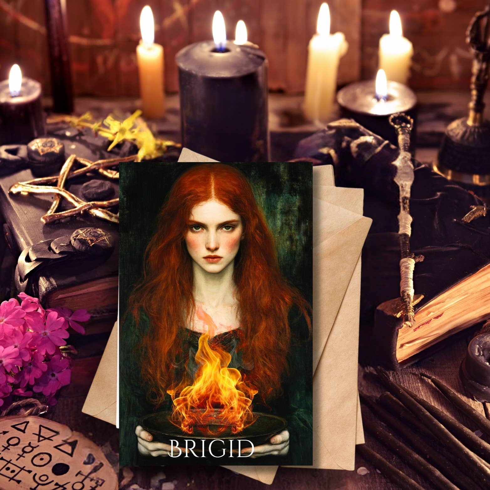 Ye Curiosity Shoppe - Wholesale Everyday Greeting Card - Elemental Goddess Greeting Cards 4