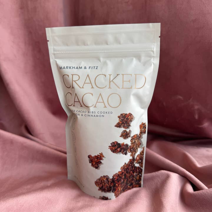 Cracked Cacao - Candied Cacao Nibs for wholesale by Markham & Fitz Chocolate