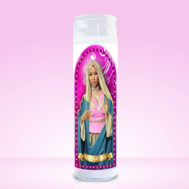 Nicki Minaj Novelty Promi-Gebetskerze für den Großhandel von Cool Story Gifts