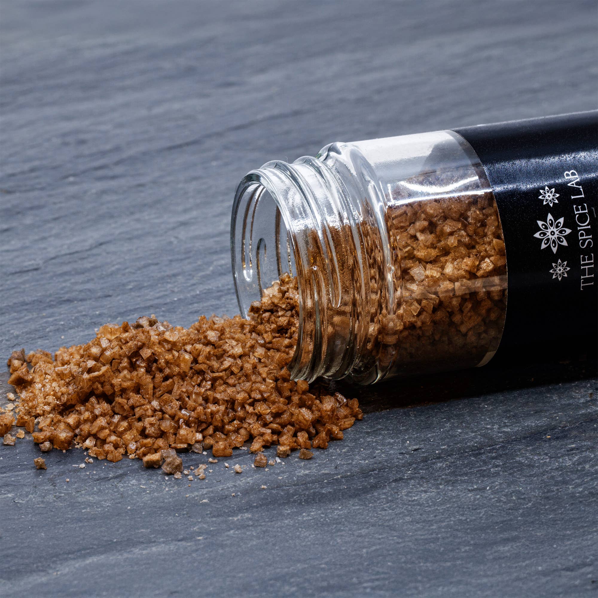 THE SPICE LAB - Vente Sel - Sel de mer grossier fumé au chêne avec moulin - Lot de 6 - 4,3 oz3