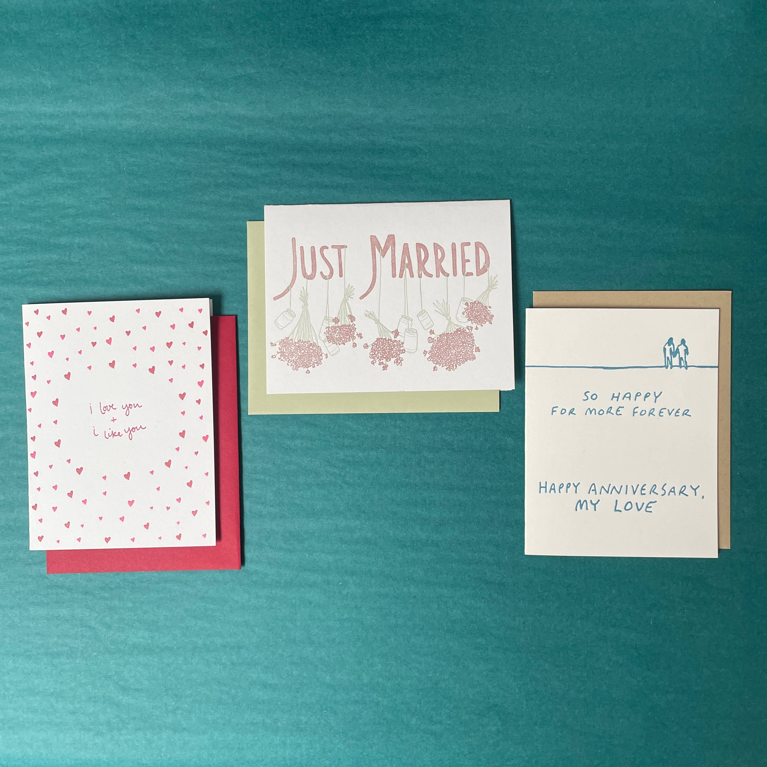 folio press & paperie - Wholesale Love Card - I Love You And I Like You Card2