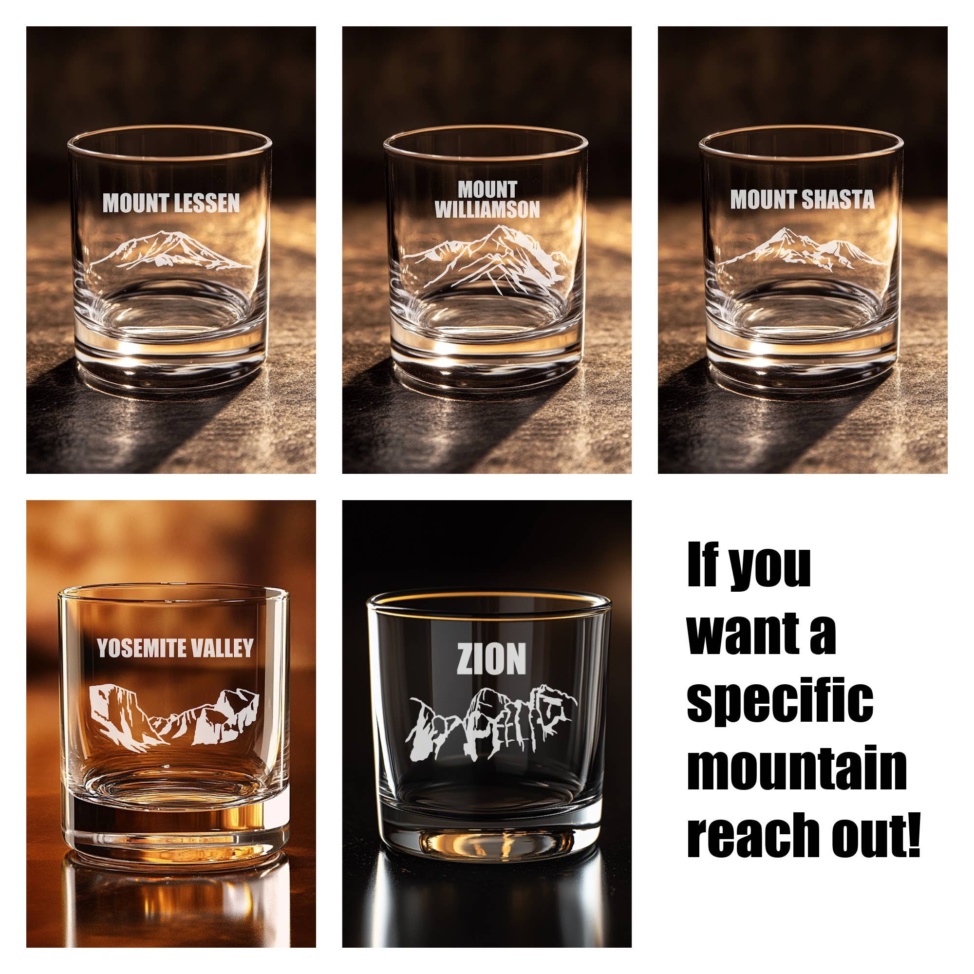 Monica Colleen - Wholesale Cocktail/Liquor Glass - Mountain Park Whiskey Glasses - Zion11