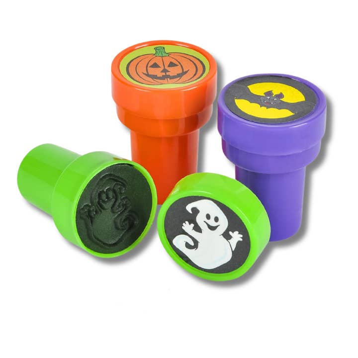 JSBlueRidge Toys - Wholesale Rubber/decorative stamp – Kids & baby - Halloween Stamper For Schooling Kids- Assorted1