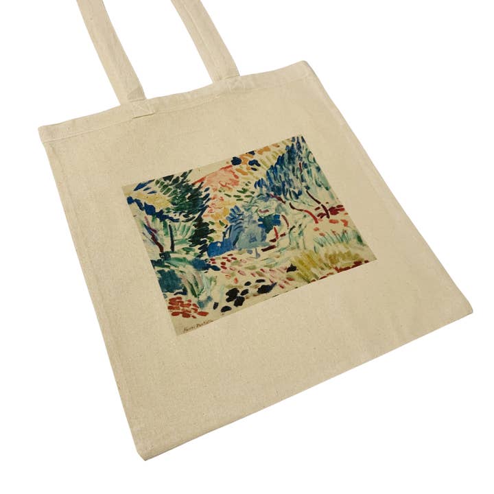 Henri Matisse Tote Bag Landscape at Collioure Vintage Abstra for wholesale by ZZZEBRAAA LIMITED