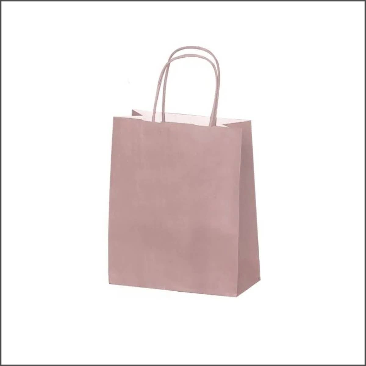 Mini Art Products - Wholesale Gift Bag - Paper Bag (S) – Old Pink / Powder Pink - 100Pcs