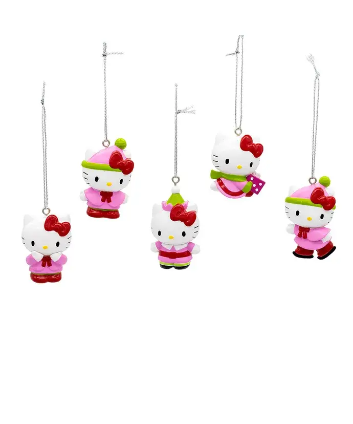Kurt S. Adler, Inc. - Wholesale Ornament - Hello Kitty Mini Ornaments 5Pc1