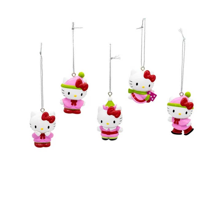 Kurt S. Adler, Inc. - Wholesale Ornament - Hello Kitty Mini Ornaments 5Pc1