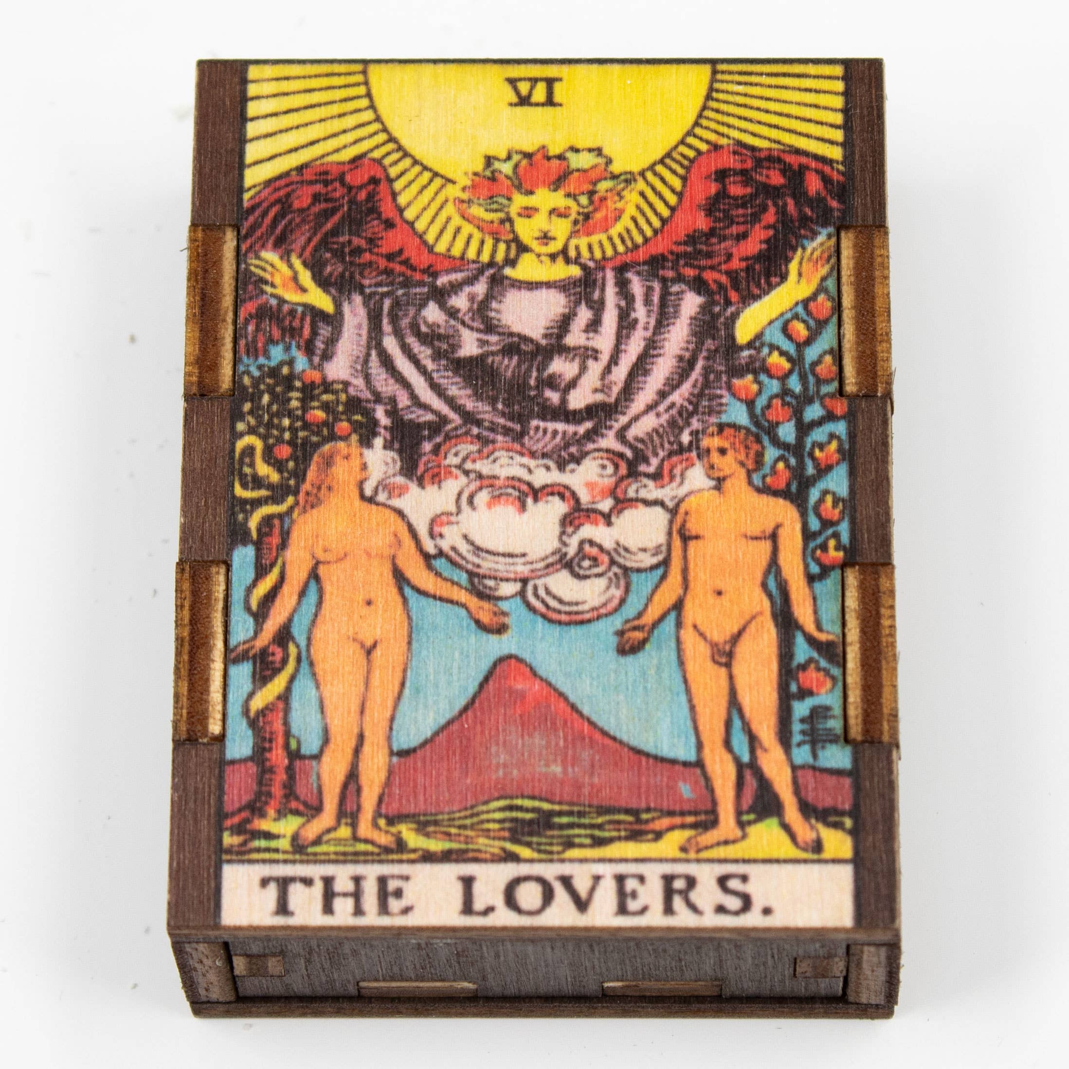 Most Amazing - Wholesale Matches - Matches • The Lovers Tarot Wooden Matchbox • Candle Acc1