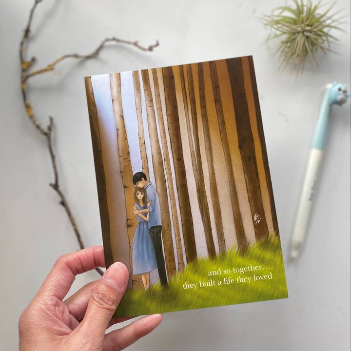 Our Happy Place...Sentimental Couple Greeting Card for wholesale by Moments Have You Cards