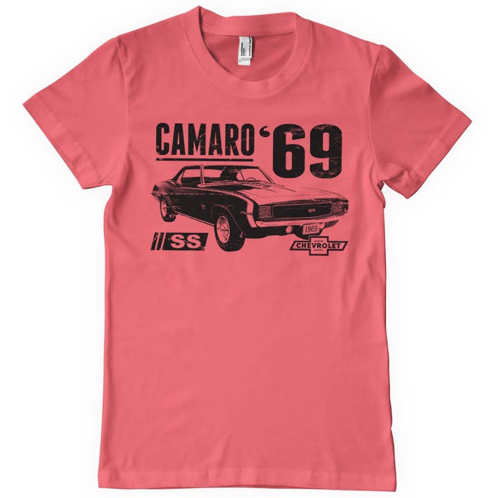 Hybris Production AB - Wholesale Screen Printed T-Shirt - Unisex - Camaro SS 1969 T-Shirt2