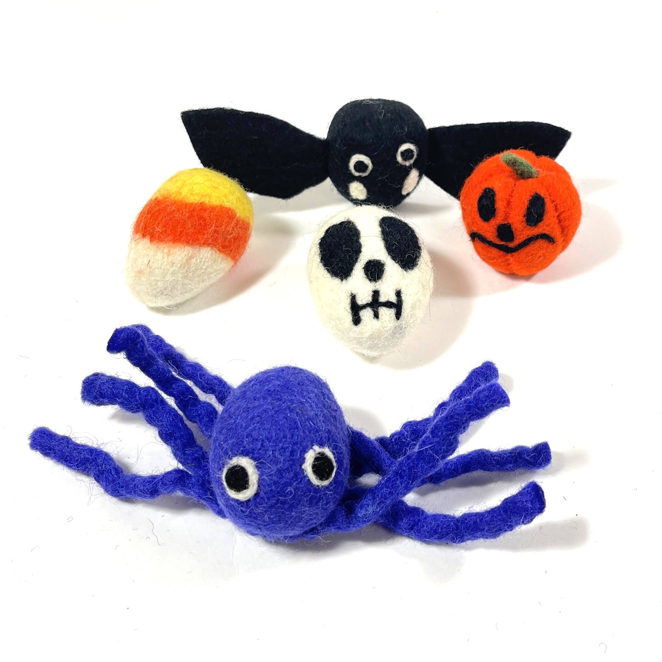 Karma Cat Inc. - Wholesale Pet Toy - Cat/Dog - Halloween Wool Pet Toy - 60 Asst. Counter Display1