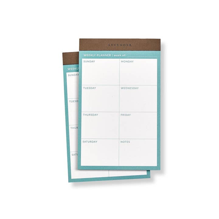 Freeleaf Weekly Freeform Planner Pads (set of 2) for wholesale by Levenger